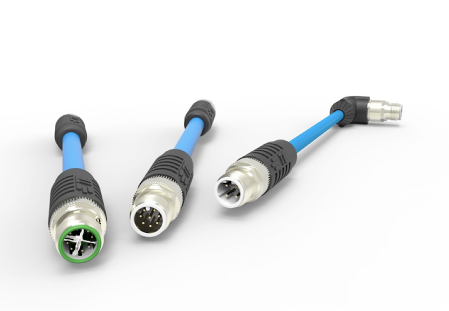 M12 Cable Assemblies for Rail