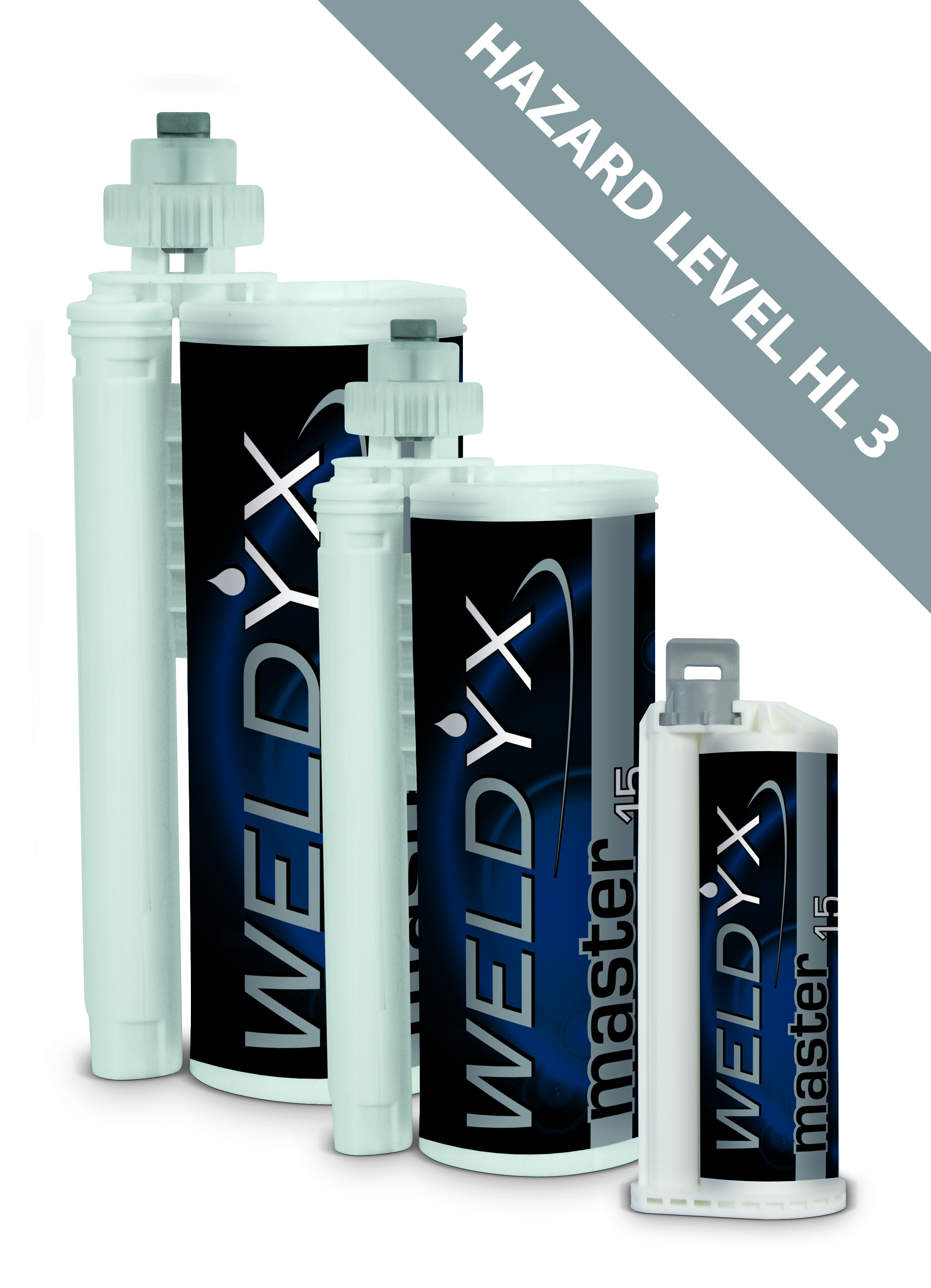 WELDYX MASTER 15: Certified High-performance adhesive with 15 min open time, Hazard Level 3