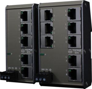 Terz Flat Compact Rj45 Industrial Ethernet Switches