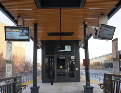 Nanov Transit Monitor – Bloor Station, UP Express – Toronto, Ontario