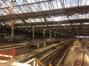 Euston Station demolition works