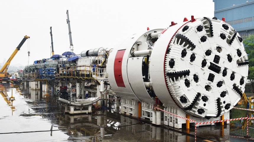 One of the five Sydney Metro TBMs