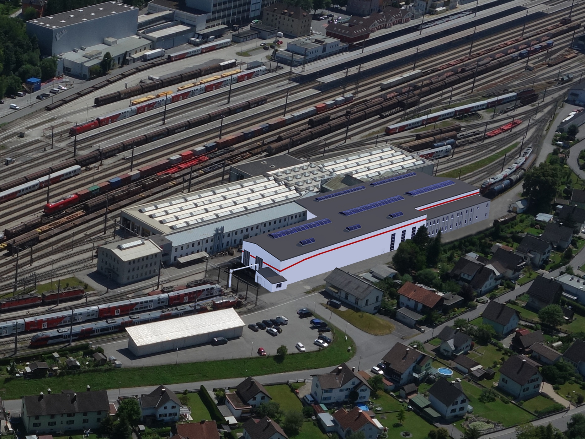 OEBB maintenance site in Bludenz