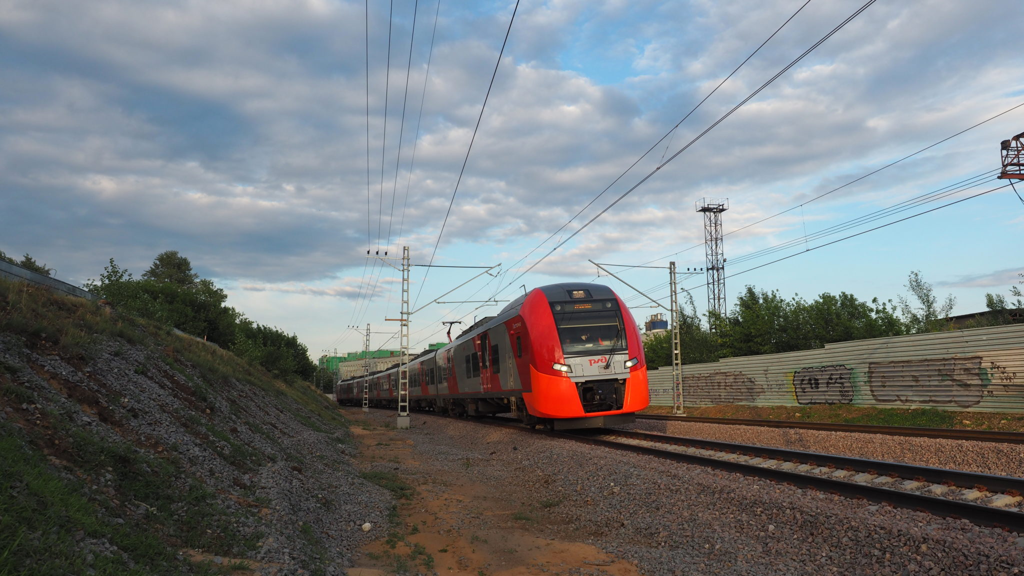 Russian Railways passenger train