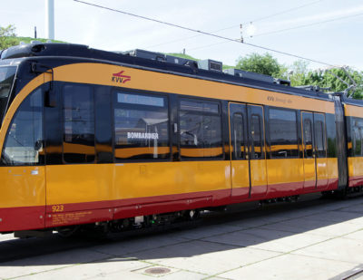 German City of Karlsruhe to Get Additional 20 Bombardier FLEXITY trams