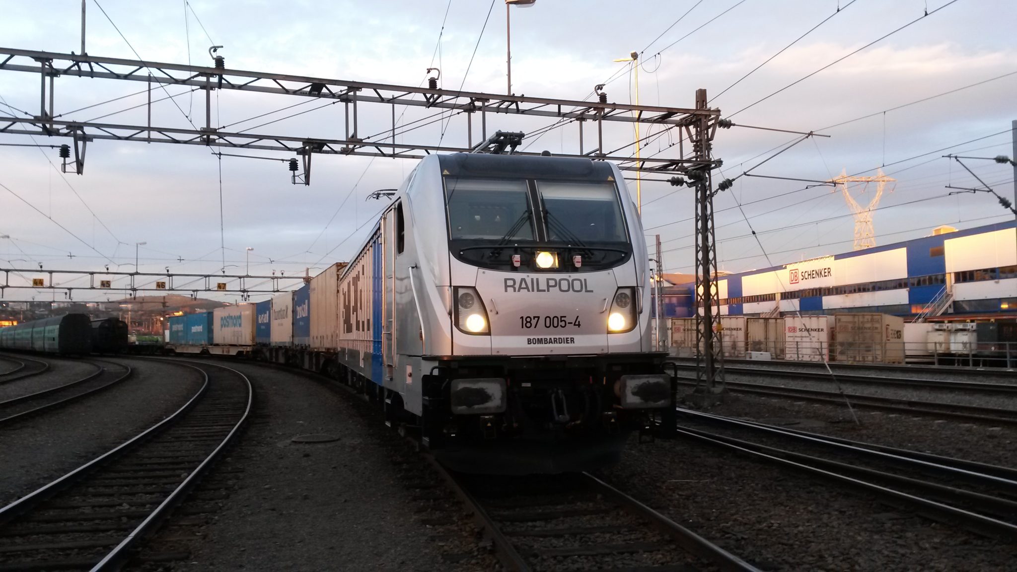 One of the BOMBARDIER TRAXX 3 Locomotives for Railpool