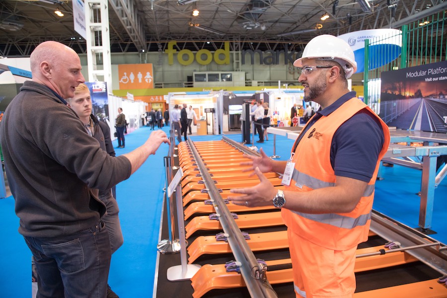 British Steel Track at Railtex