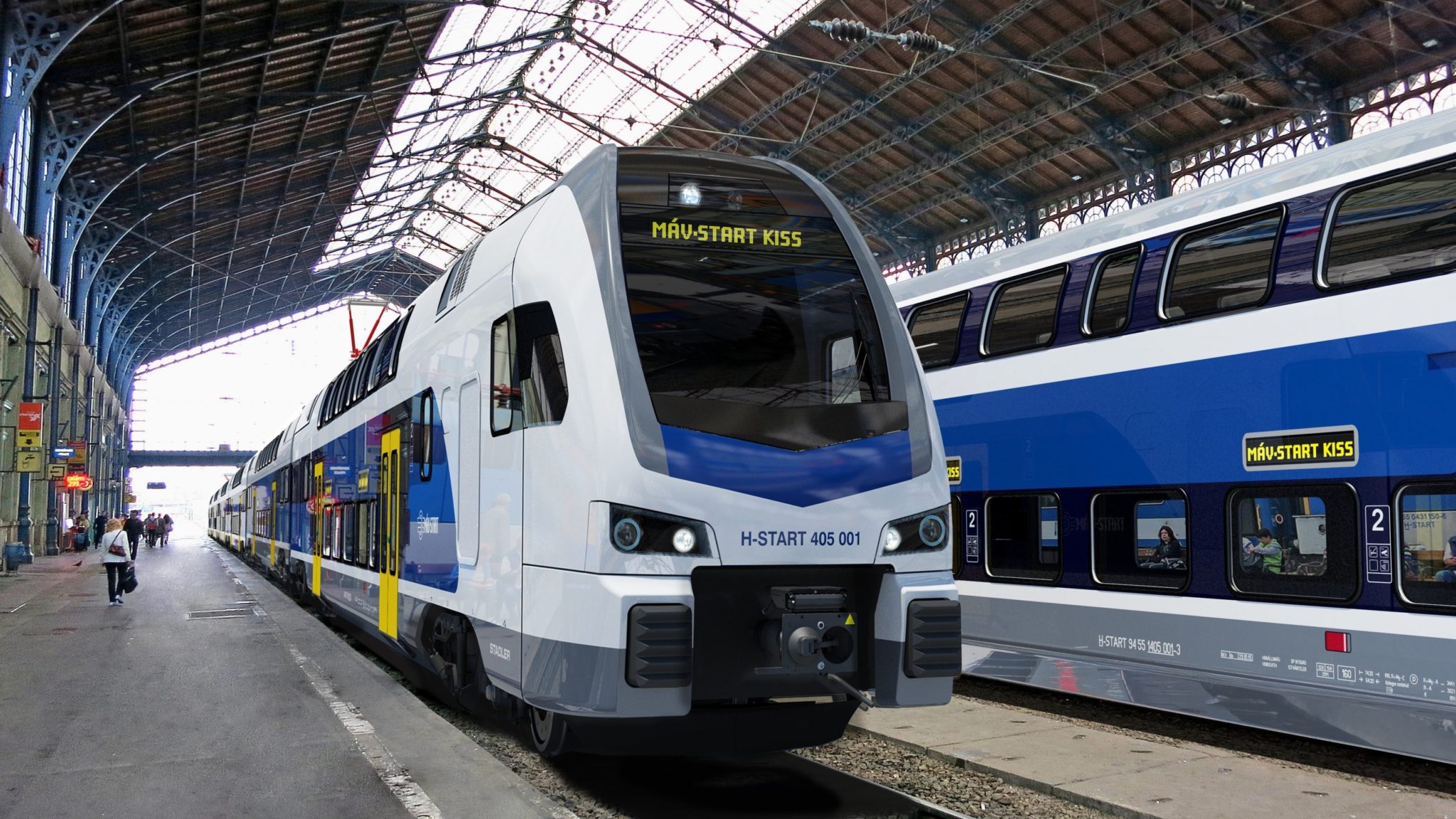 Double-decker KISS train for Hungary