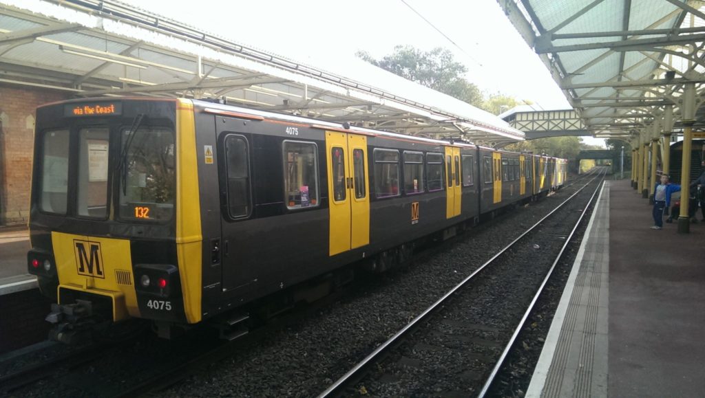 One of the current Tyne and Wear metro trains