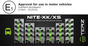 Ruggedized M12 Industrial Ethernet Switches for Rail Vehicles and Busses