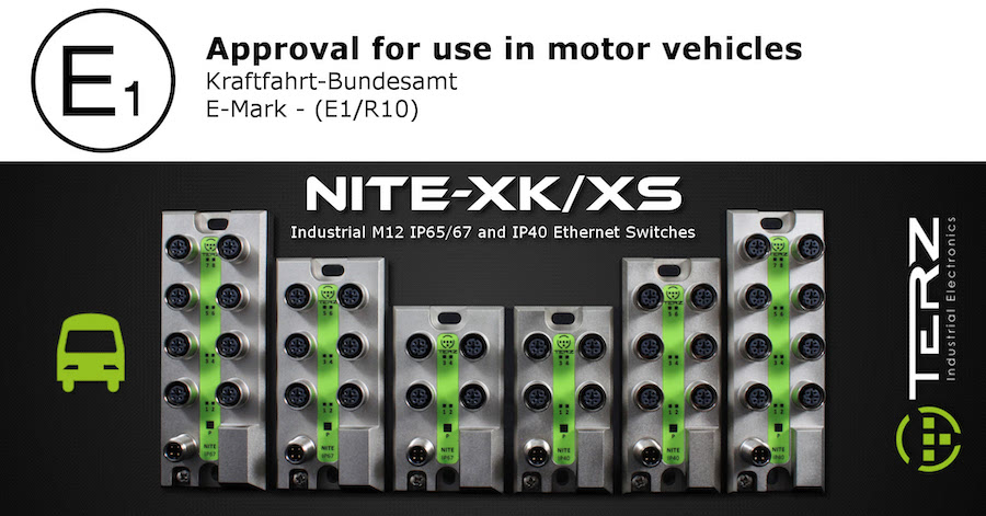 M12 Industrial Ethernet Switches