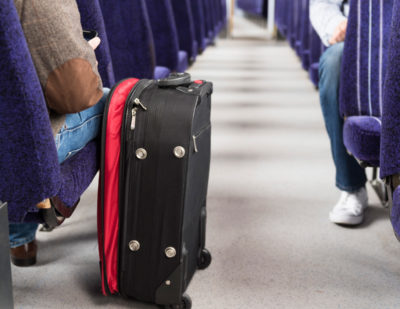 Altro Transflor Met installed on a Chrysalis Rail commuter train