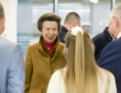 Princess Anne Shows Support for Female Apprentices