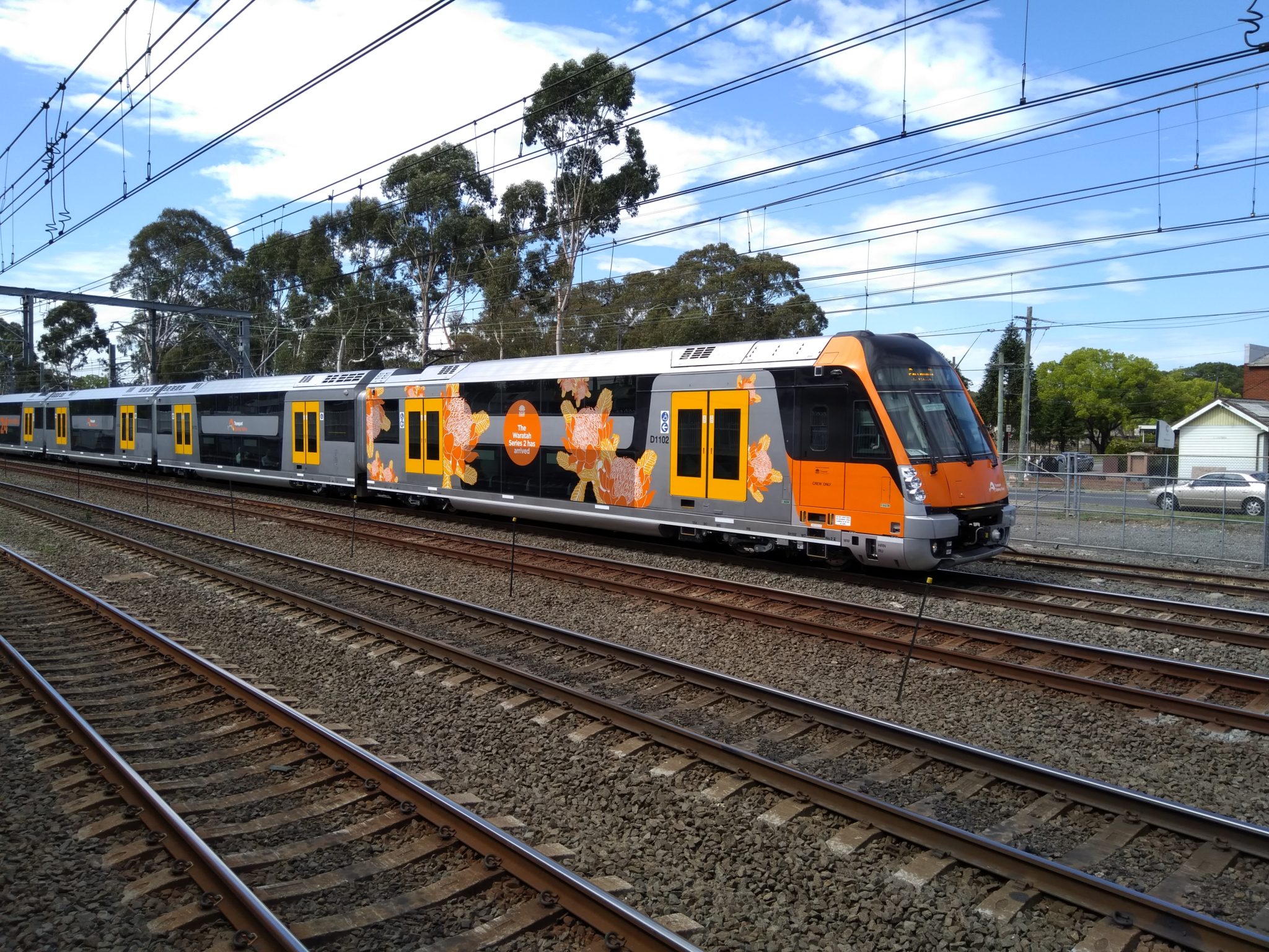 Sydney double-decker train