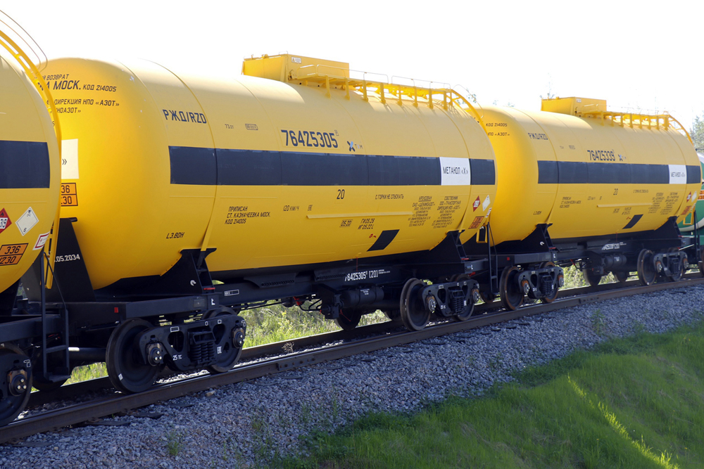 UWC methanol tank cars