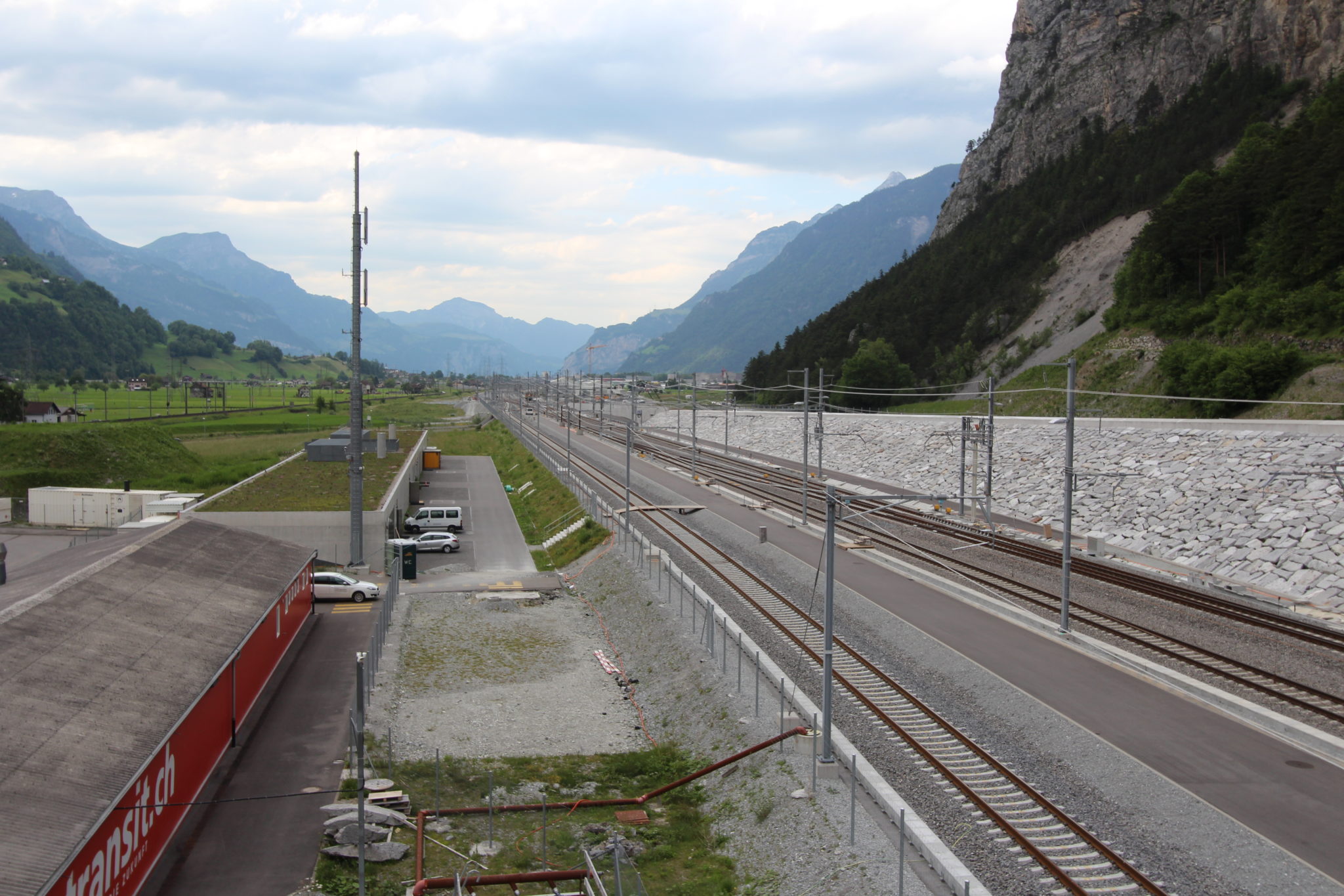 trans-alpine freight transport in Switzerland