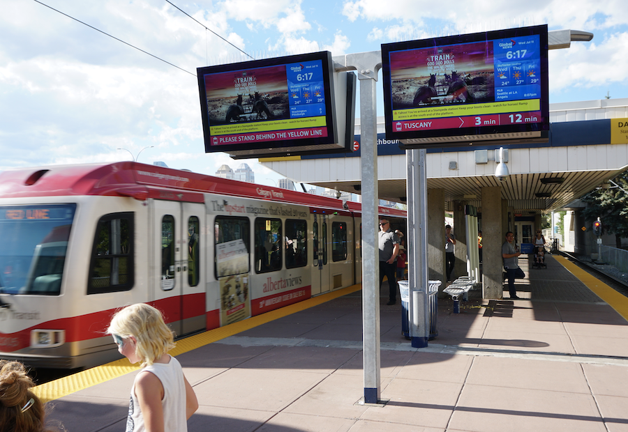 Next Generation LCD Signs for Transit