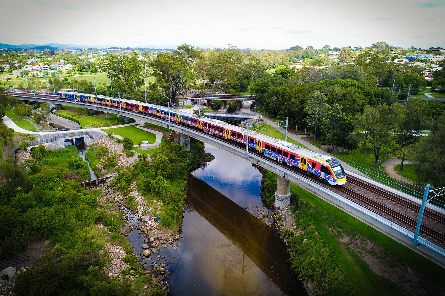 A New Generation Rollingstock (NGR) train for Queensland