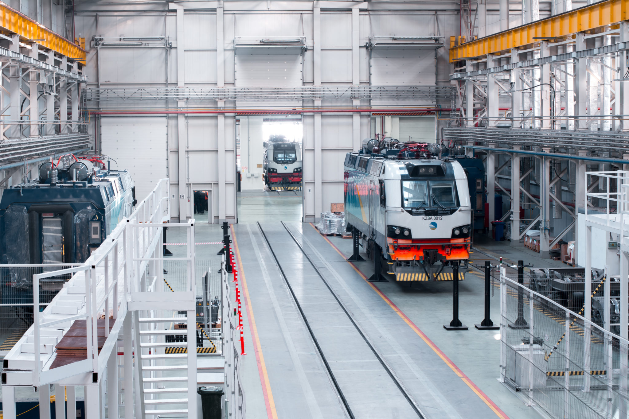 Alstom electric locomotive assembling site in Kazakhstan