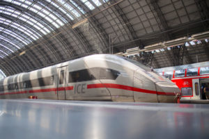 The Deutschland-Takt aims to co-ordinate and increase rail services throughout Germany: an ICE 4 in Frankfurt