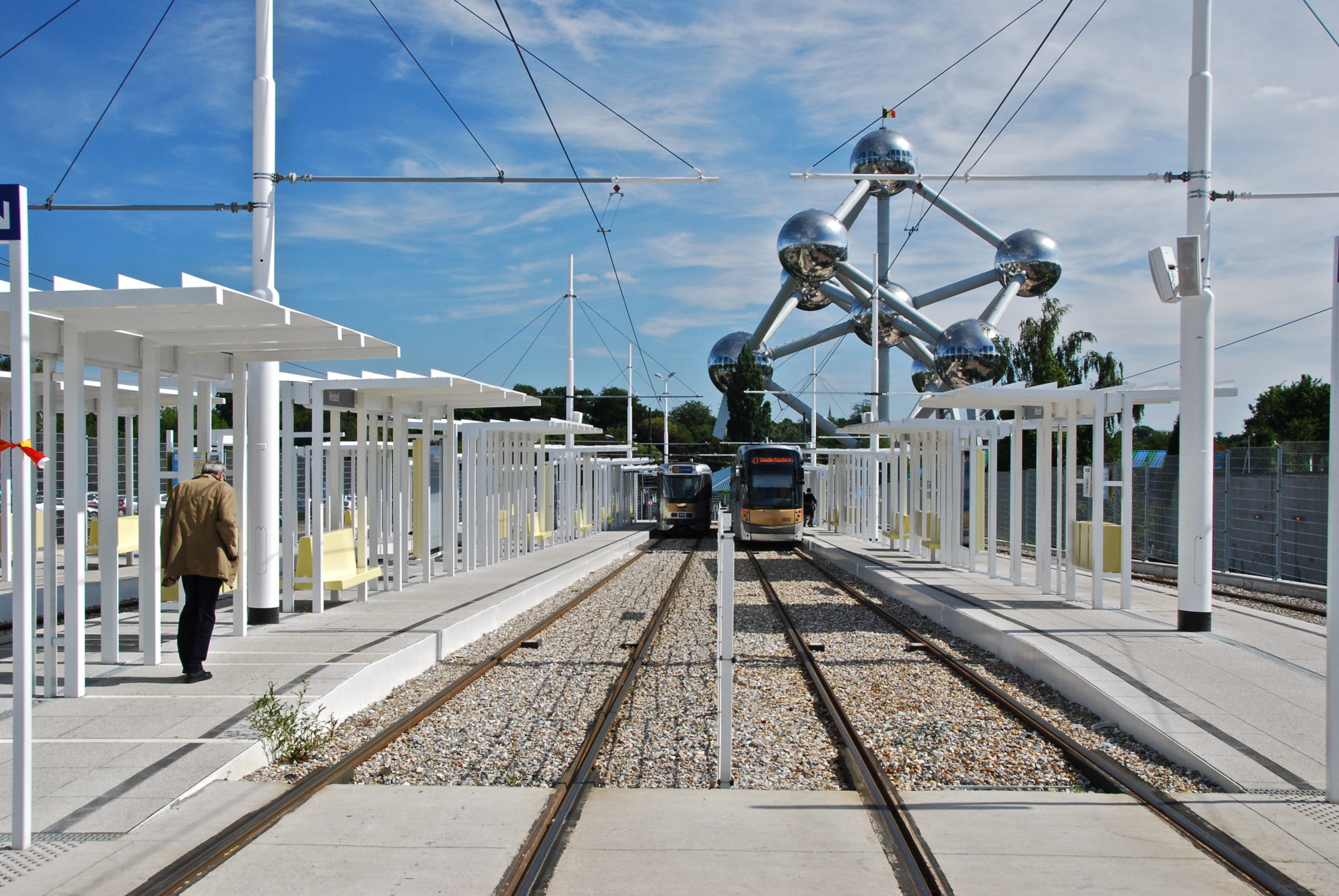 A tram in Brussels