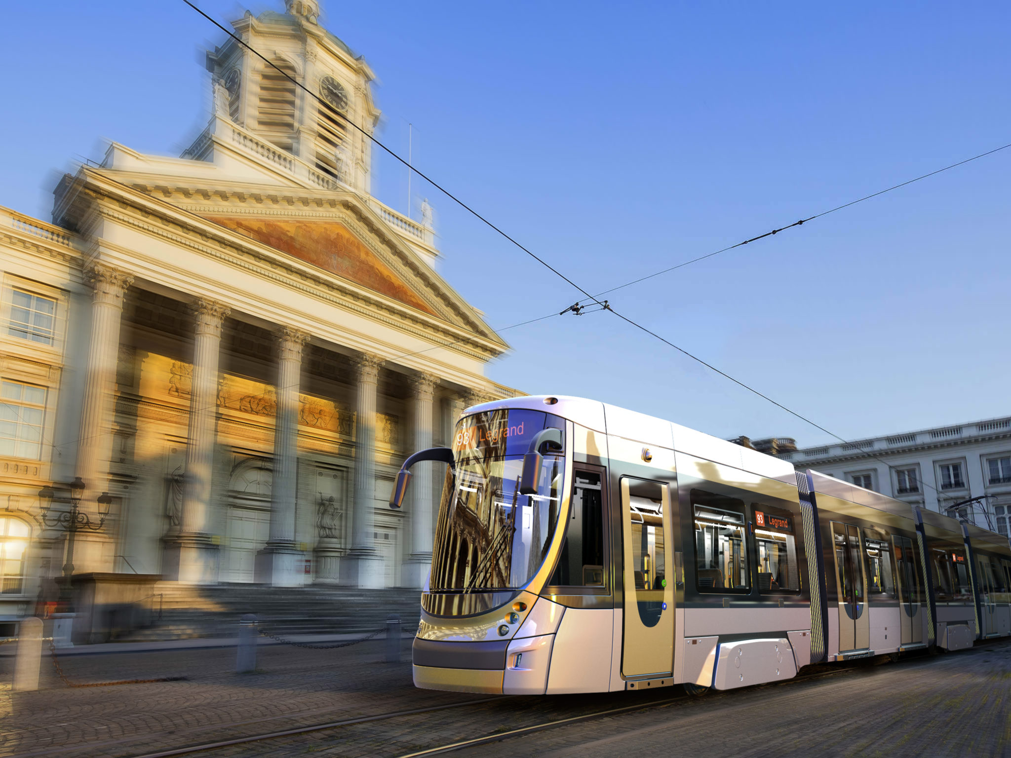 Bombardier Transportation FLEXITY tram for Brussels 