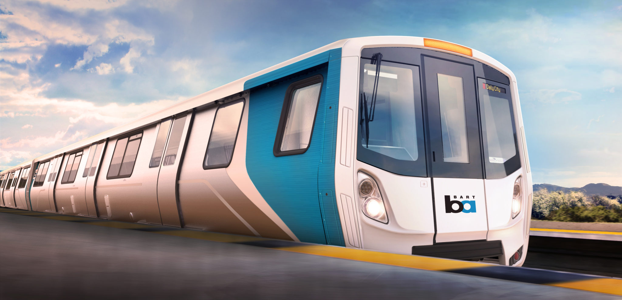 Bombardier Transportation Fleet of the Future train for Bay Area Rapid Transit