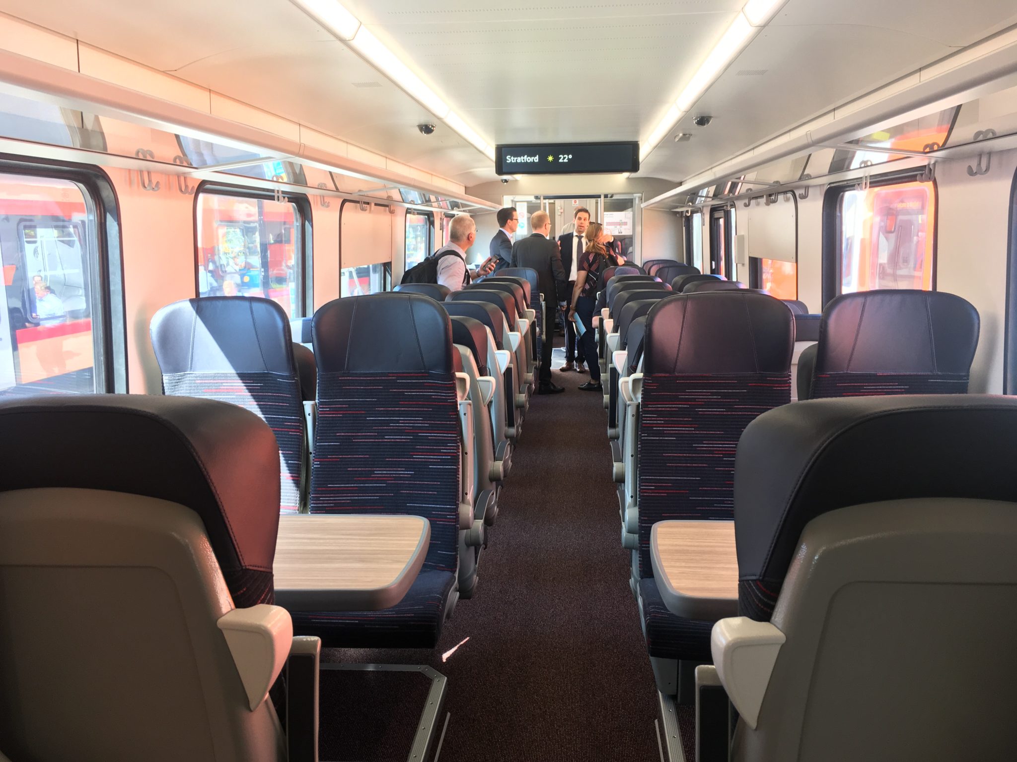 Stadler bi-mode Greater Anglia interior