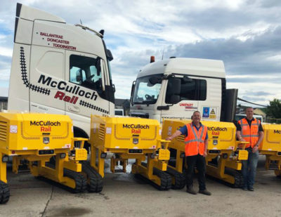 Unipart Rail Successfully Delivers First TRT’s for McCulloch Rail