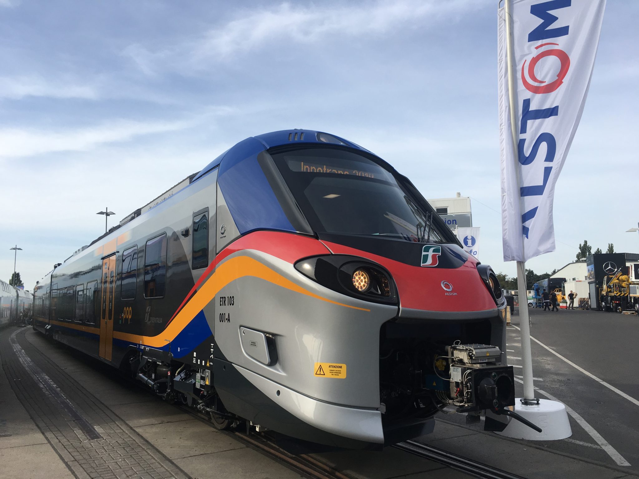 Alstom Jazz train for Trenitalia at InnoTrans 2018