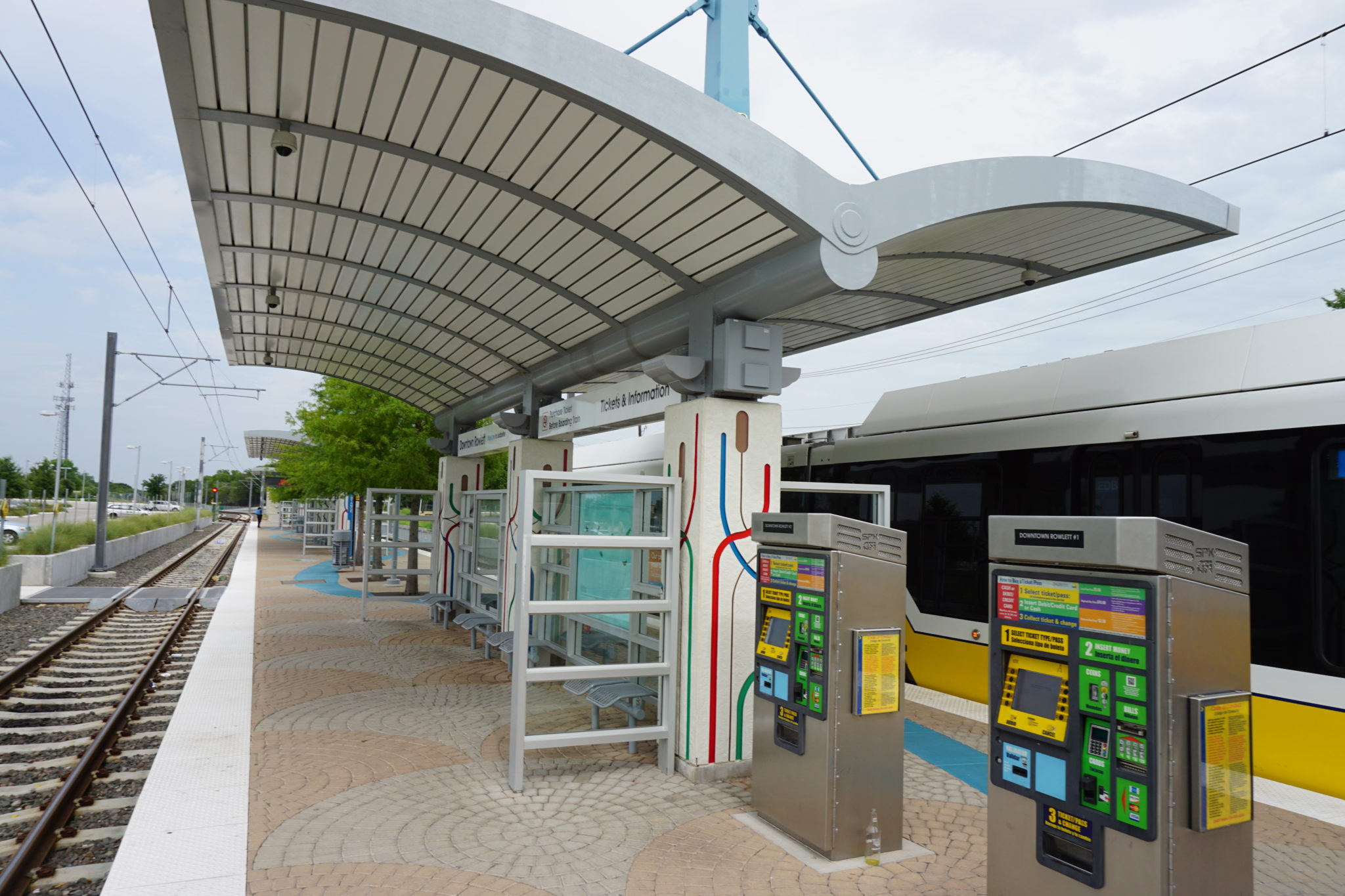 DART Downtown Rowlett station on Blue Line