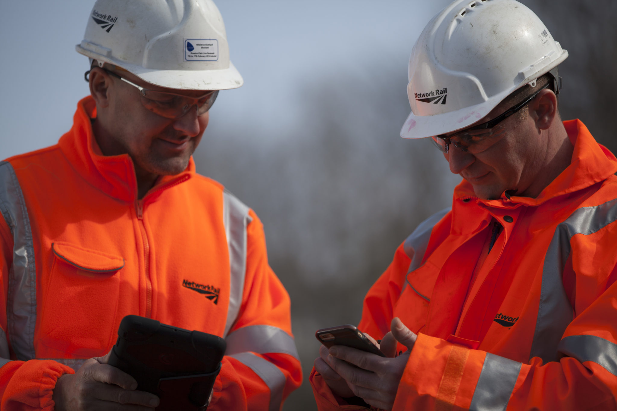 NETWORK RAIL track workers