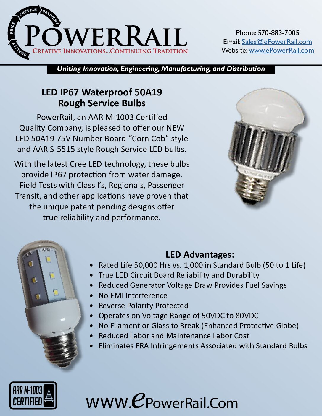 Rough Service LED Bulbs