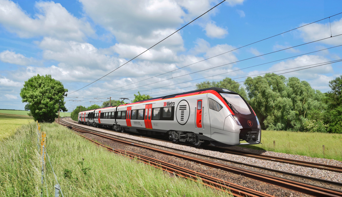 Tri-mode train in Wales