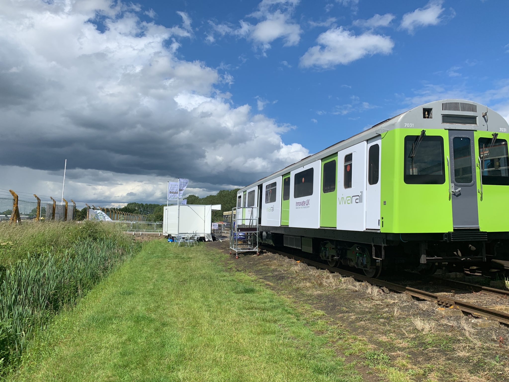 Vivarail battery train at Rail Live 2019