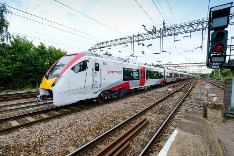 Stadler Greater Anglia intercity train