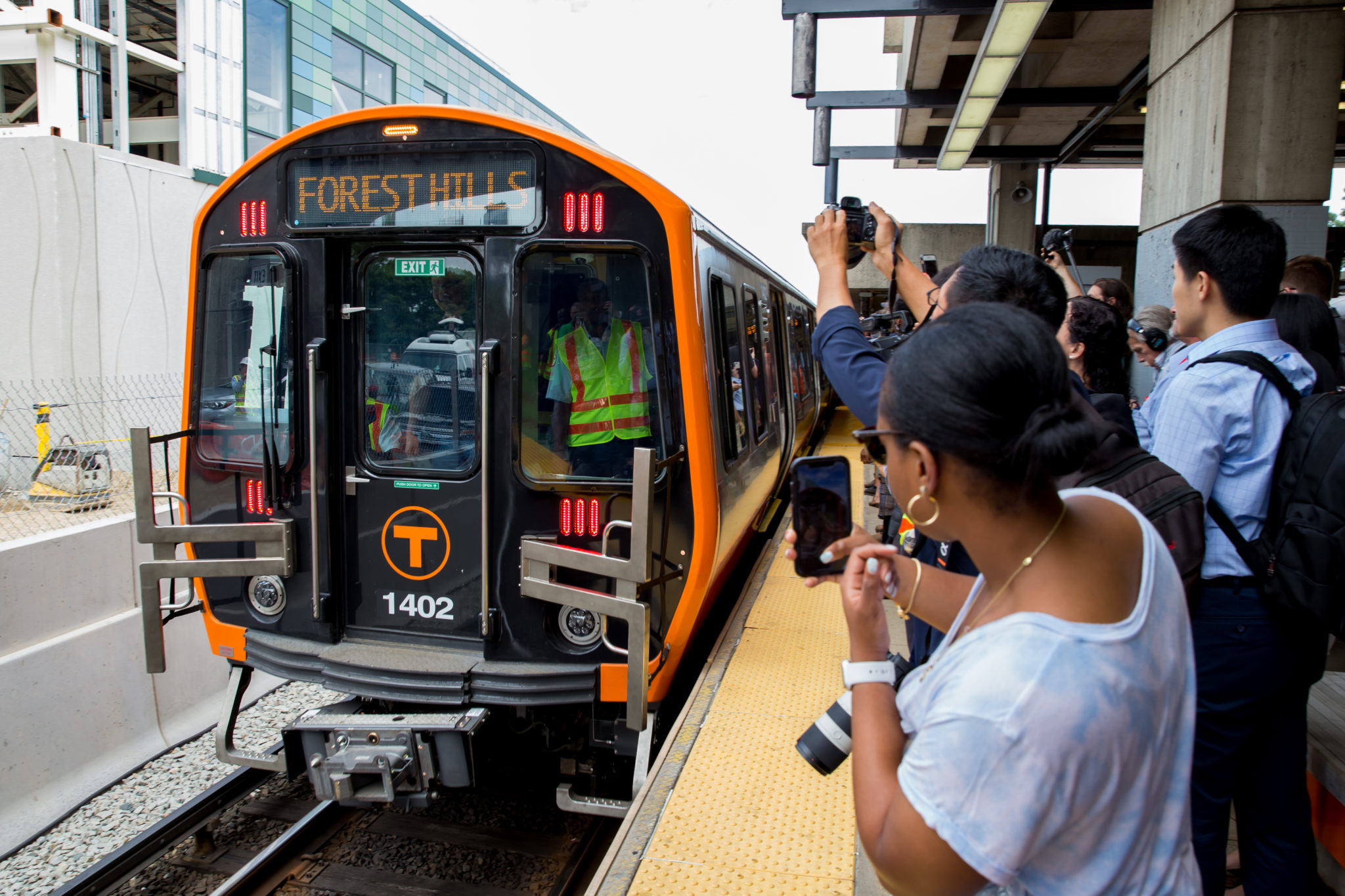 First new CRRC MBTA Orange Line train enters service