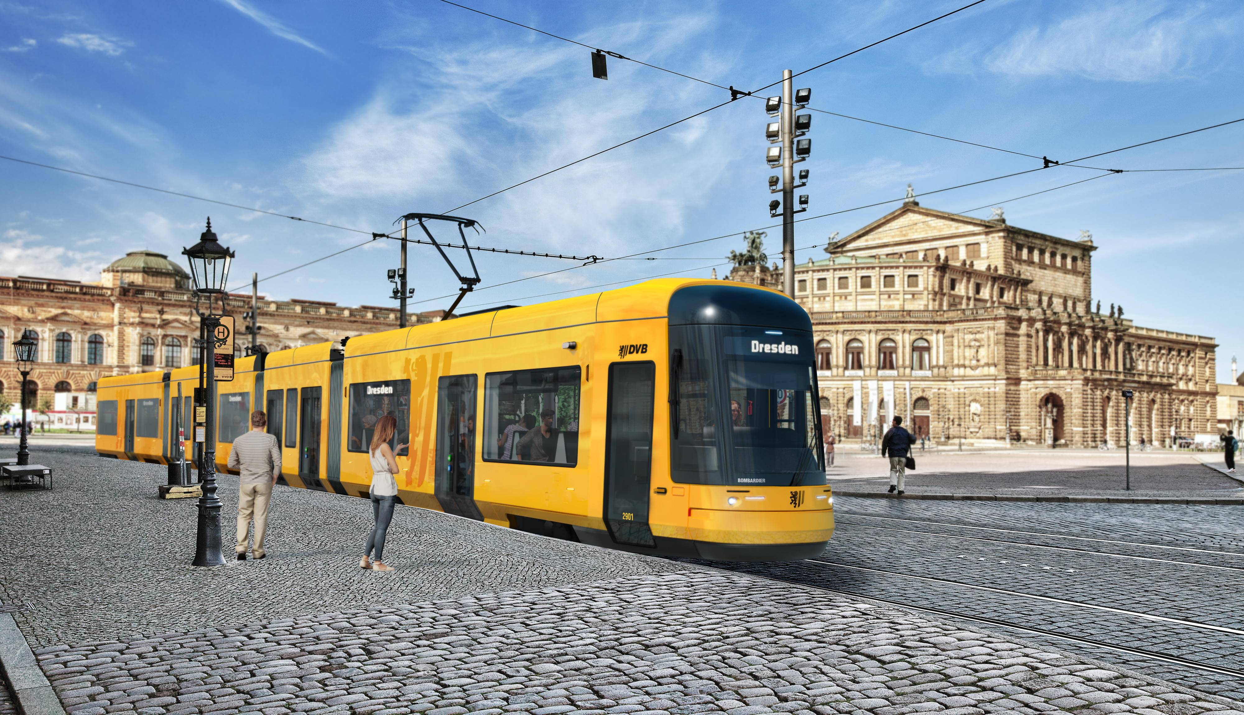 Bombardier FLEXITY tram Dresden design