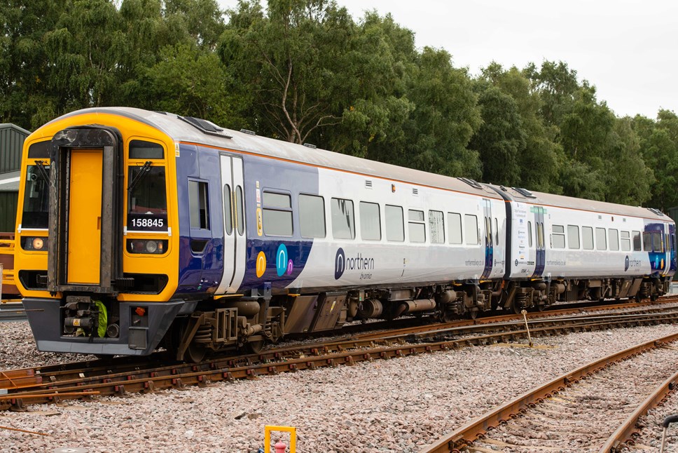 Refurbished Northern Class 158 DMU