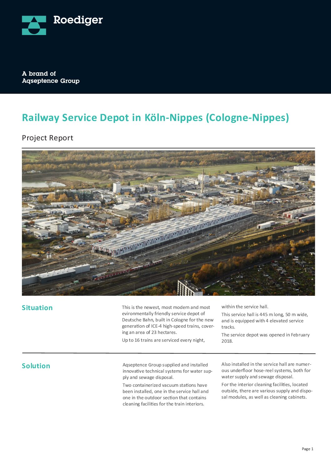 Case Study: Service Depot in Cologne-Nippes