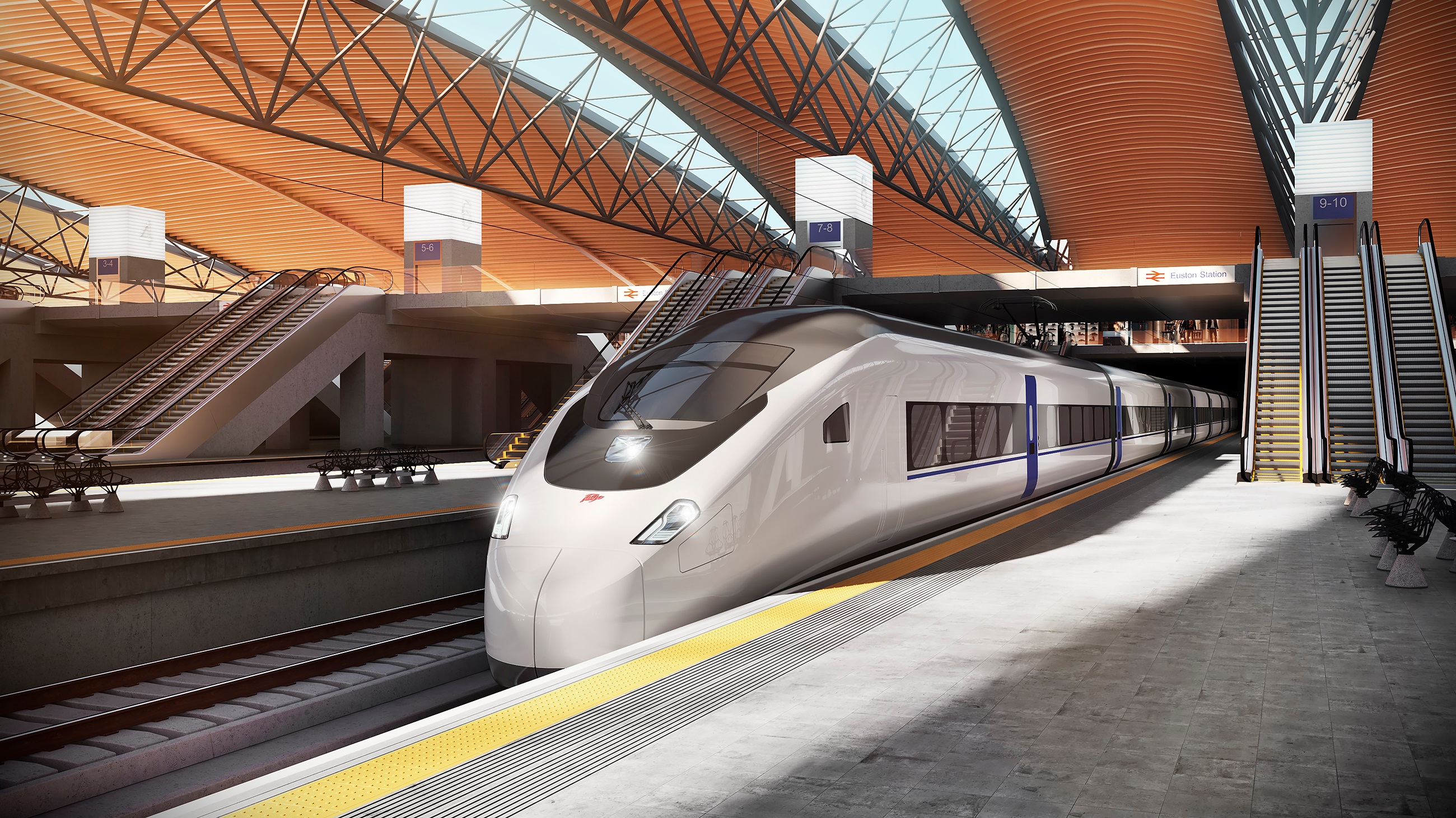 Talgo HS2 train for the UK render