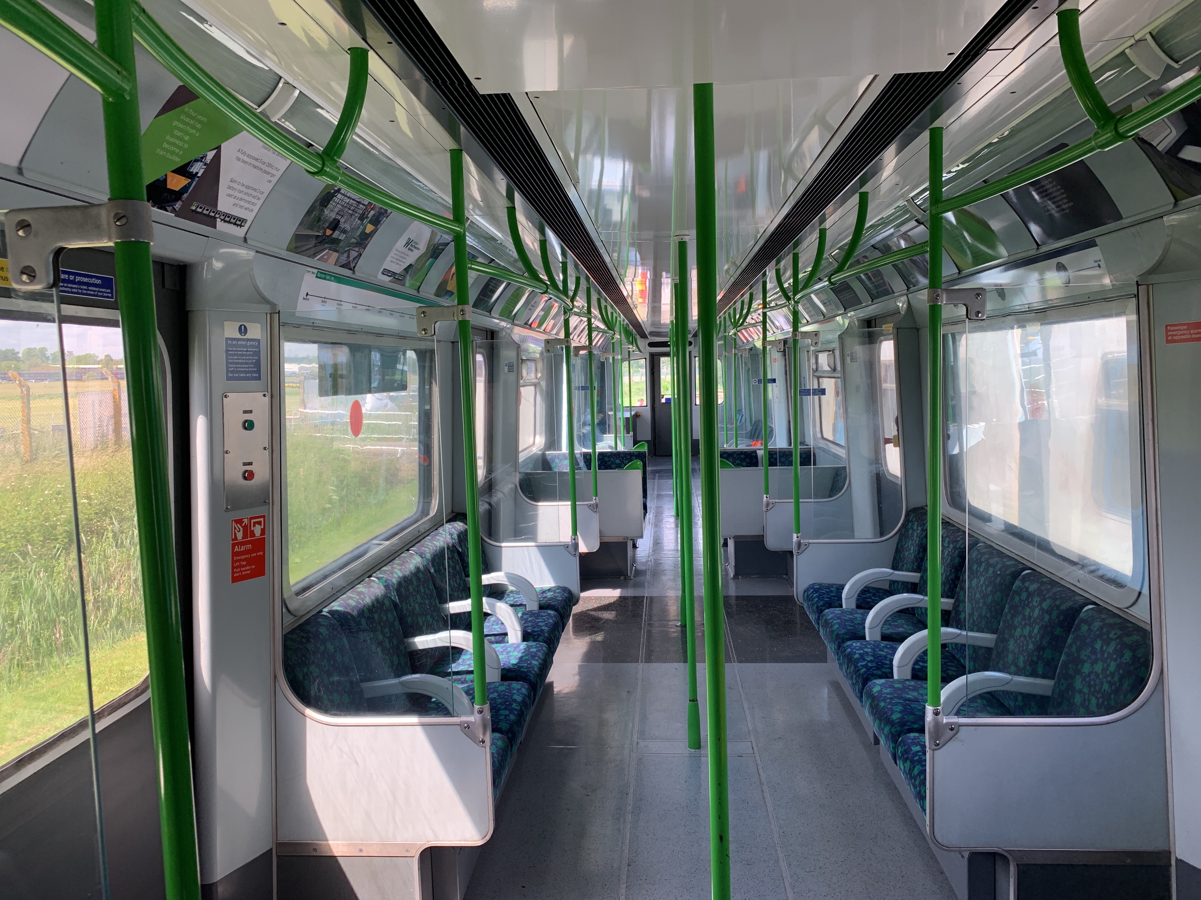 Vivarail refurbished interior