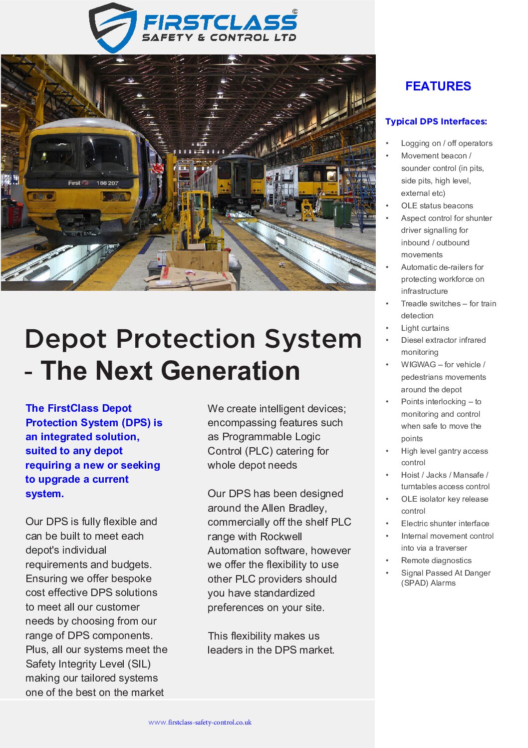 Rail Depot Protection System