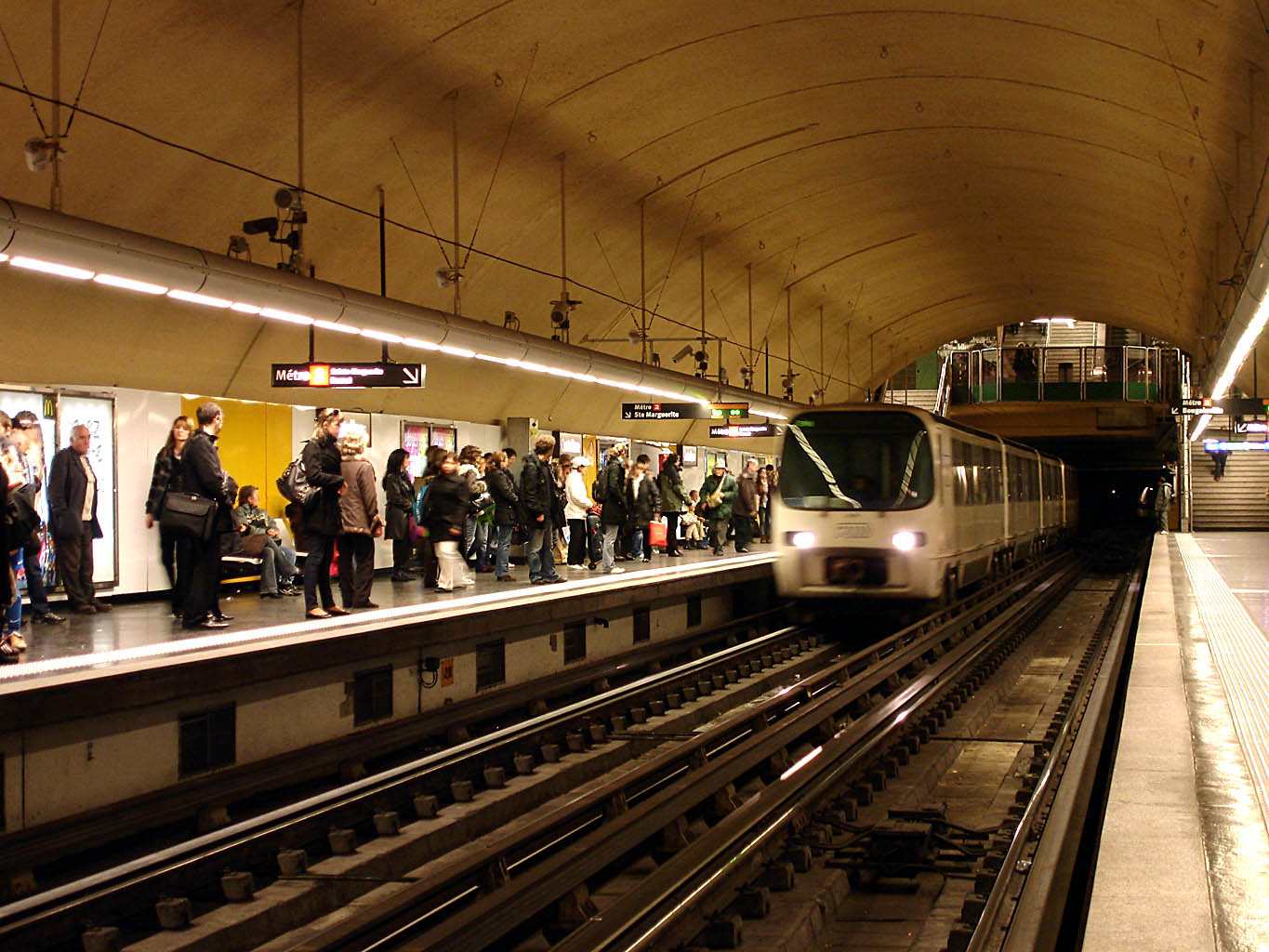 Marseille metro with Alstom train