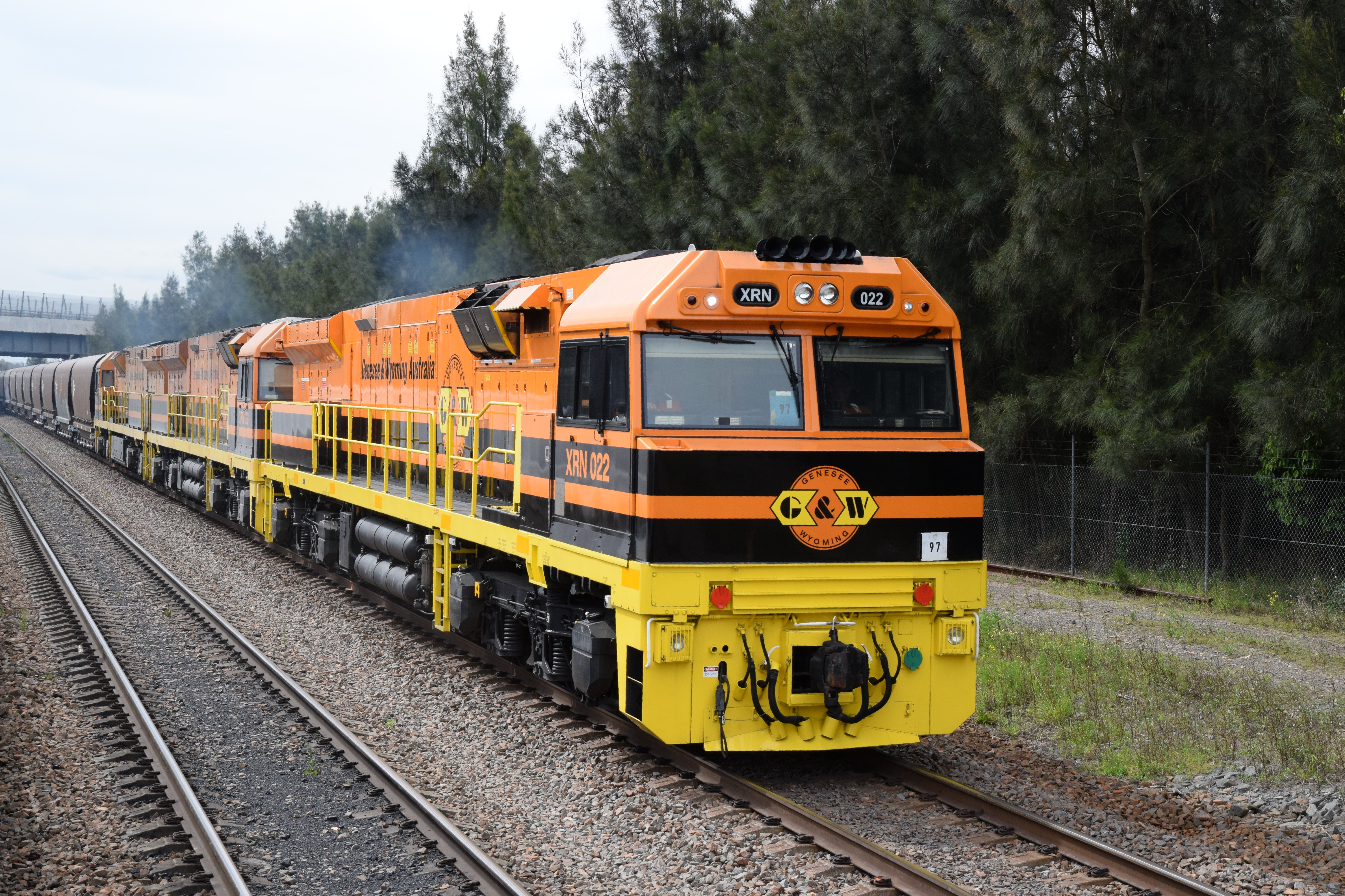 Freight train in NSW Australia