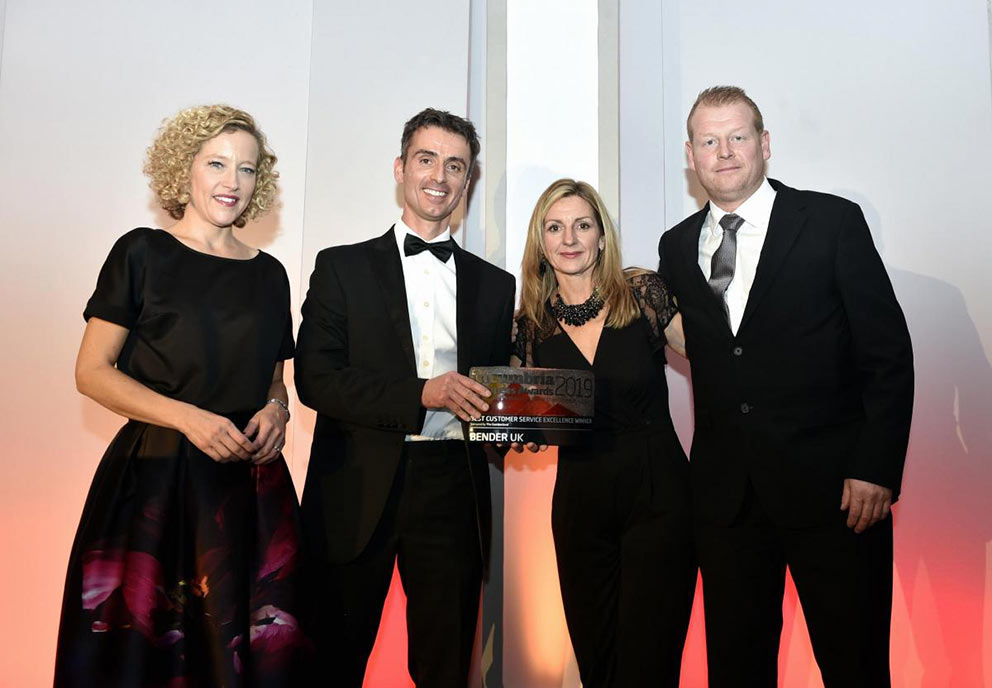 Bender UK Customer Excellence In Cumbria Business Awards