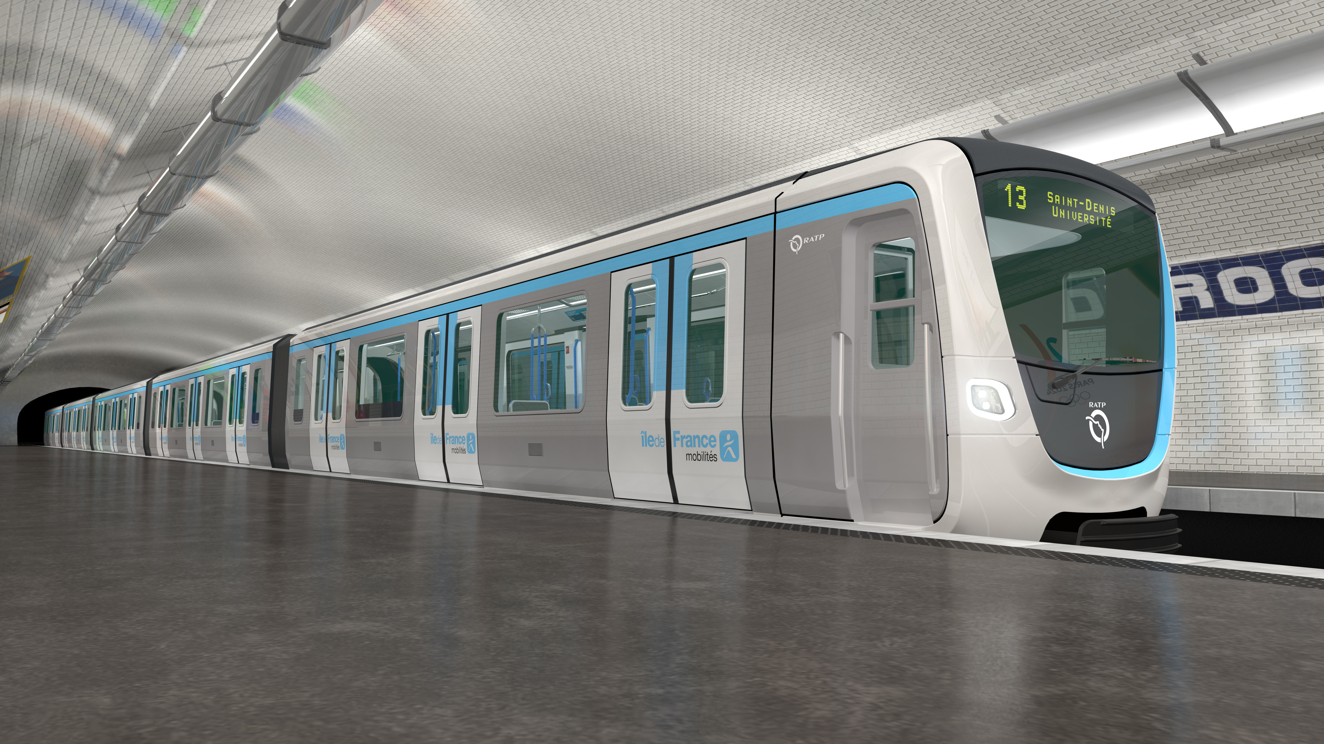 Alstom-Bombardier MF19 Metro for Paris