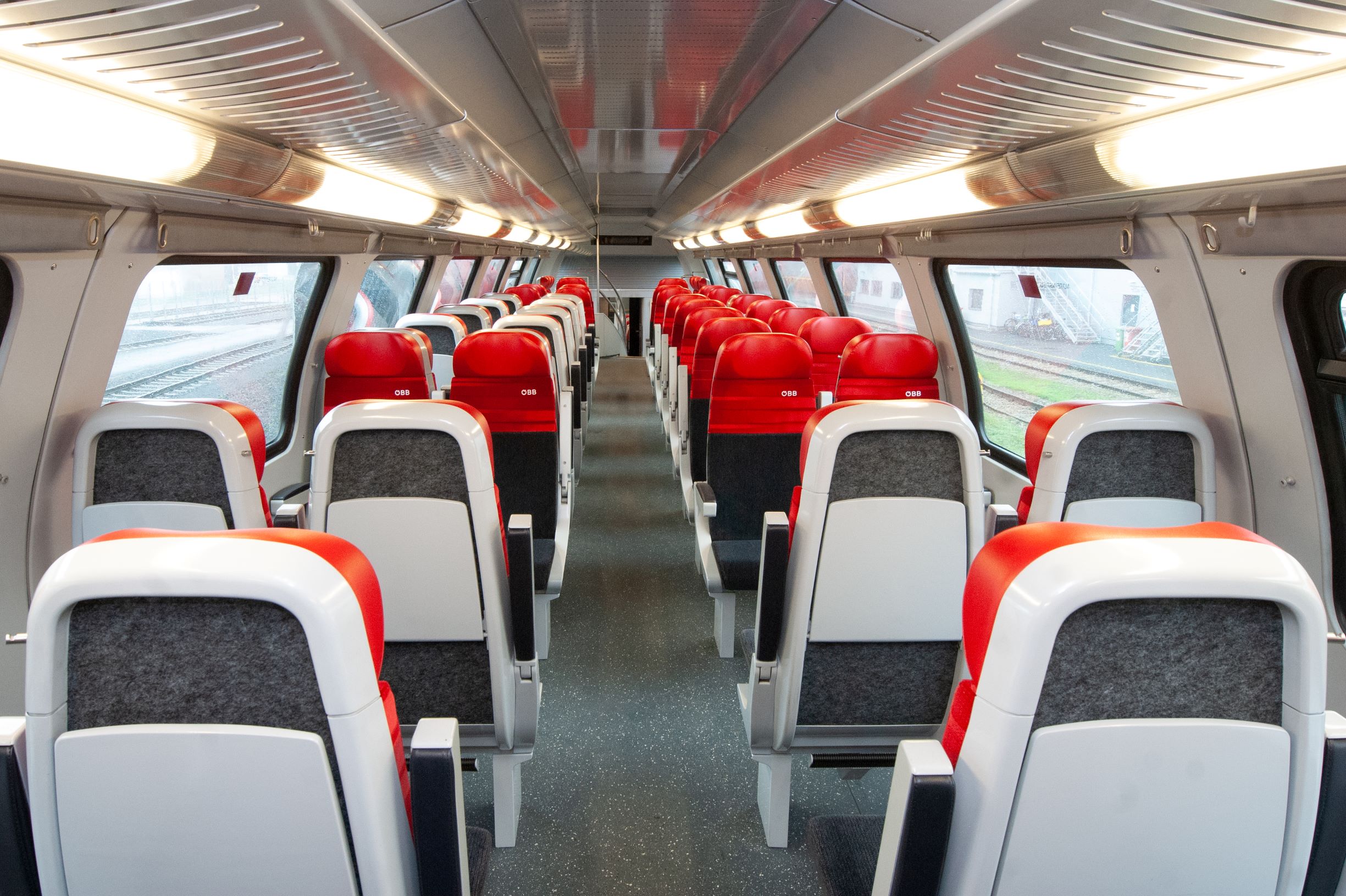 modernised OEBB double-decker upstairs