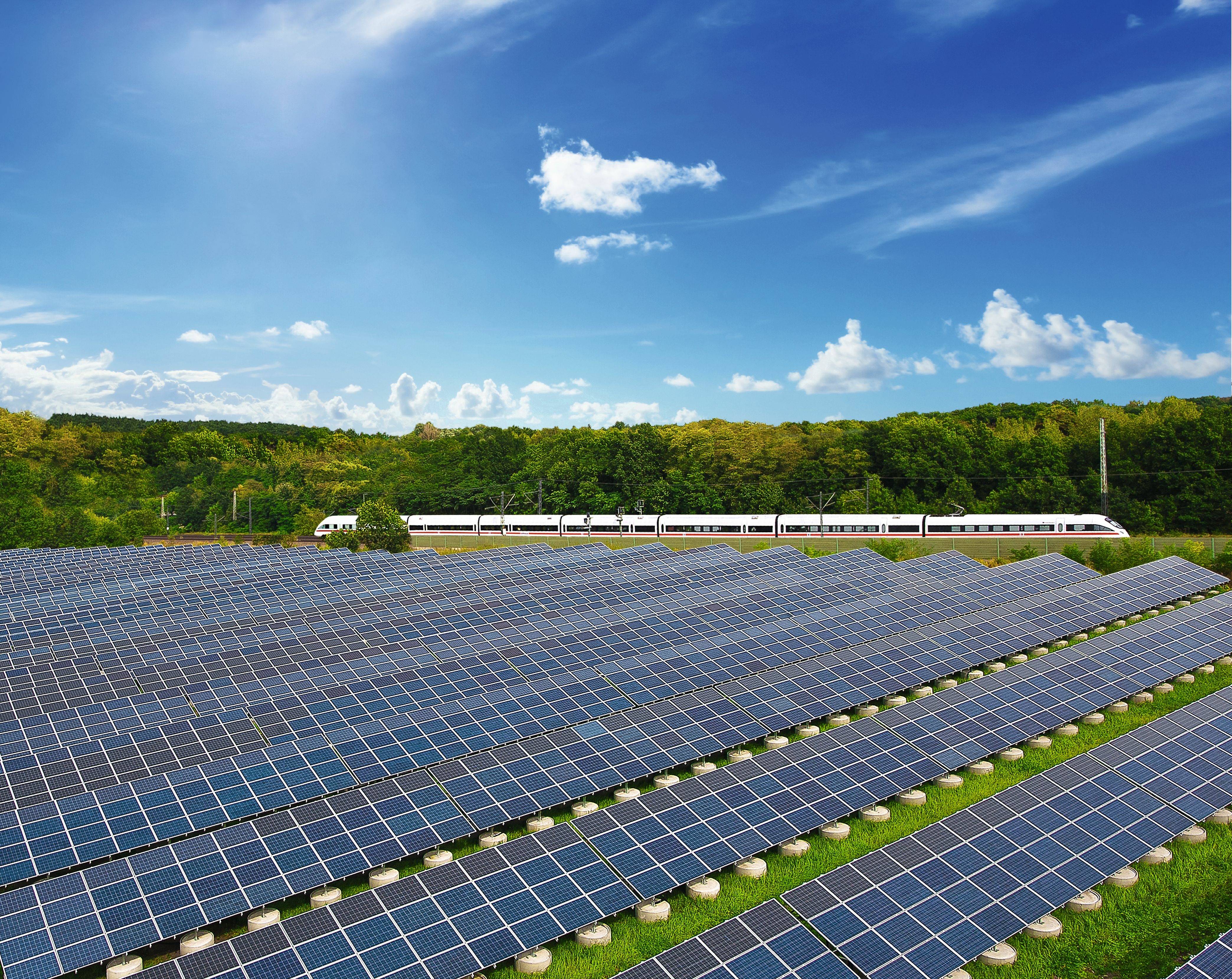 Deutsche Bahn solar panels