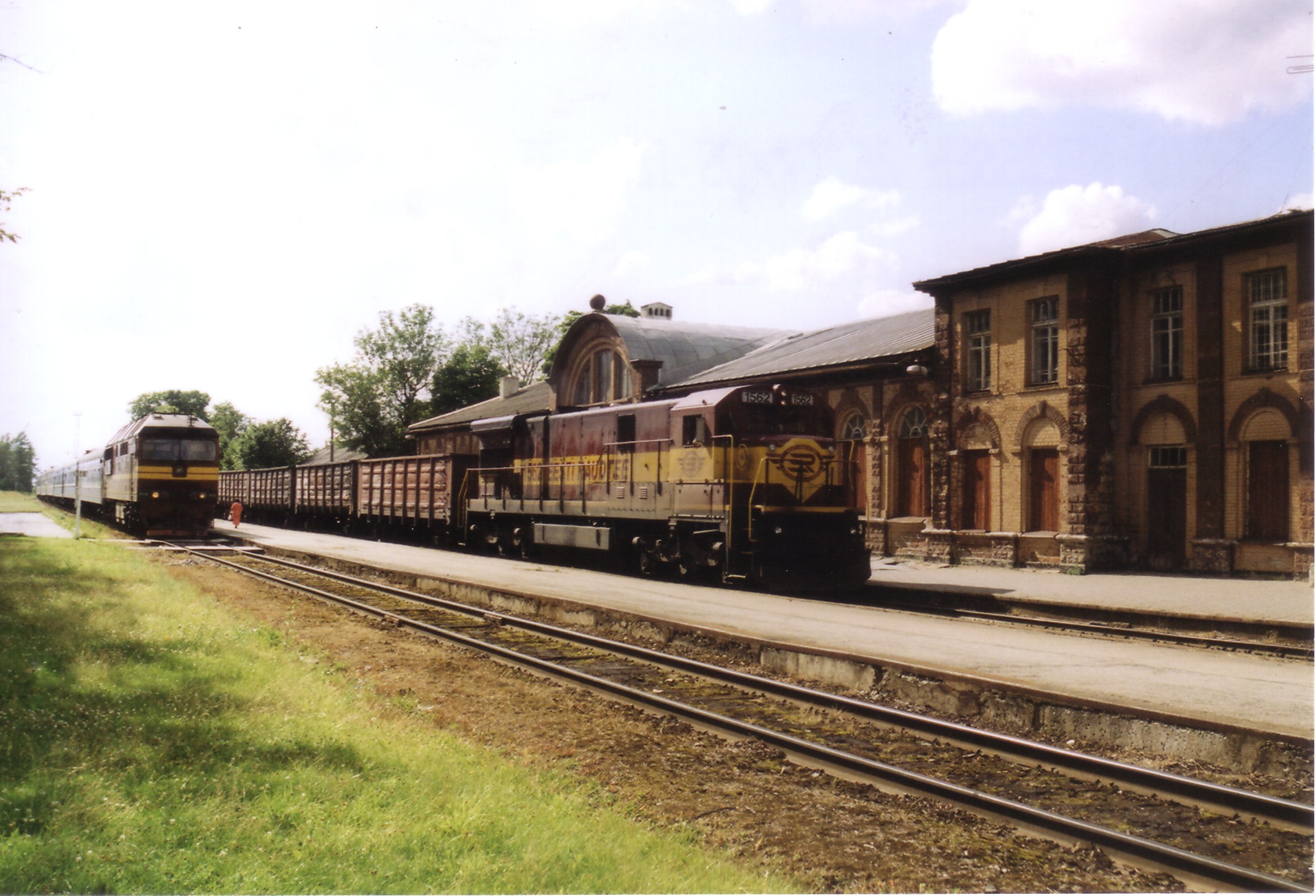 C30 locomotive at Tapa, Estonia